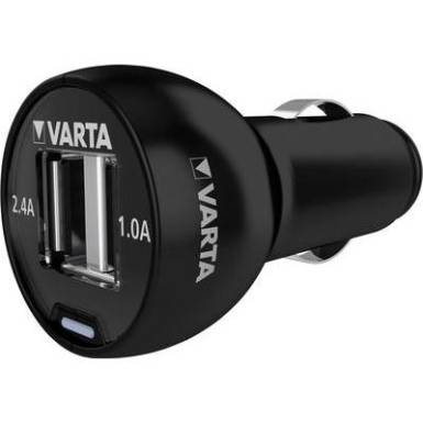 Szivargyújtós USB-s gyorstöltő, max. 2,4A, Varta Szivargyújtós USB-s gyorstöltő, max. 2,4A, Varta