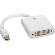 V7 ADAPTER MINI DP TO DVI WHITE