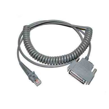 DL CAB-364 RS232 25 PINS MALE CONN. COILED