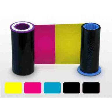 ZEBRAC RIBBON YMCKK COLOR 5 PANEL 500 IMAGES/ROLL ZEBRAC RIBBON YMCKK COLOR 5 PANEL 500 IMAGES/ROLL