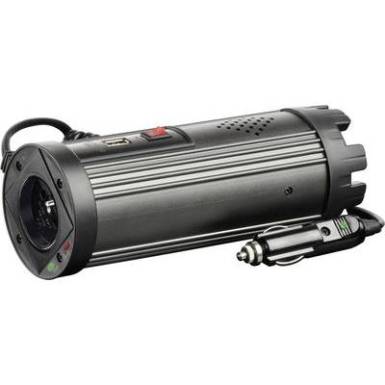 Szivargyújtós inverter, USB-vel Francia aljzattal 24 V/DC 21 - 30 V/DC 150W VOLTCRAFT MSW 150-24-F Szivargyújtós inverter, USB-vel Francia aljzattal 24 V/DC 21 - 30 V/DC 150W VOLTCRAFT MSW 150-24-F