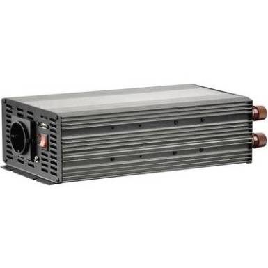 Inverter VOLTCRAFT MSW 2000-24-G USB 2000 W 24 V/DC 22.8 - 28.8 V csavaros csipeszek Inverter VOLTCRAFT MSW 2000-24-G USB 2000 W 24 V/DC 22.8 - 28.8 V csavaros csipeszek