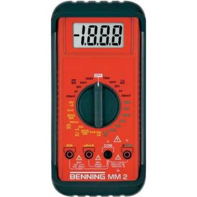 Digitális multiméter, mérőműszer 20A AC/DC Benning MM2 Digitális multiméter, mérőműszer 20A AC/DC Benning MM2