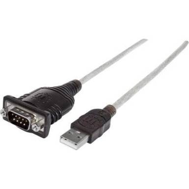 Soros portos USB 1.1 adatkábel (1x USB A 1.1 dugó - 1x D-SUB 9pólusú dugó) 0.45 m Manhattan 205153 Soros portos USB 1.1 adatkábel (1x USB A 1.1 dugó - 1x D-SUB 9pólusú dugó) 0.45 m Manhattan 205153
