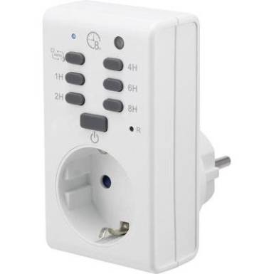 Digitális napi kapcsolóóra dugaljjal, visszaszámláló funkcióval, 1800 W, IP20, Renkforce 1289333 Digitális napi kapcsolóóra dugaljjal, visszaszámláló funkcióval, 1800 W, IP20, Renkforce 1289333