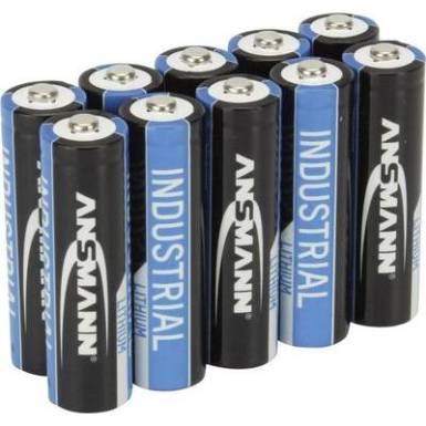 Ceruzaelem Lítium Ansmann Ipari lítium ceruzaelem 3000 mAh 1.5 V 10 db Ceruzaelem Lítium Ansmann Ipari lítium ceruzaelem 3000 mAh 1.5 V 10 db