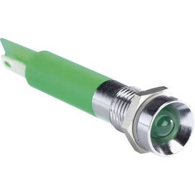 LED-es jelzől&aacute;mpa, Z&ouml;ld 220 V/AC APEM Q8R1CXXG220E