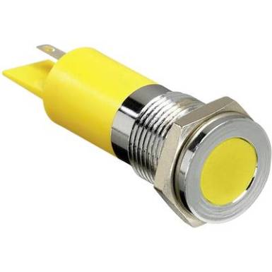 LED-es jelzőlámpa, Fehér 24 V/DC APEM Q14F1CXXW24E LED-es jelzőlámpa, Fehér 24 V/DC APEM Q14F1CXXW24E
