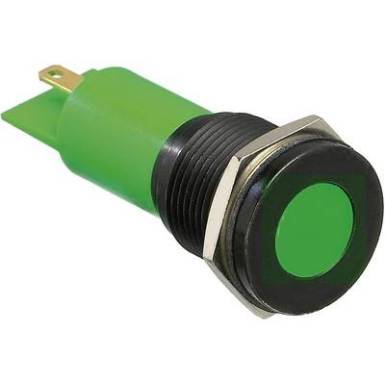 LED-es jelzőlámpa, Zöld 24 V/DC APEM Q16F1BXXG24E LED-es jelzőlámpa, Zöld 24 V/DC APEM Q16F1BXXG24E