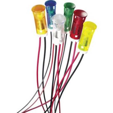 LED-es jelzől&aacute;mpa, Feh&eacute;r 12 V/DC APEM QS63XXW12