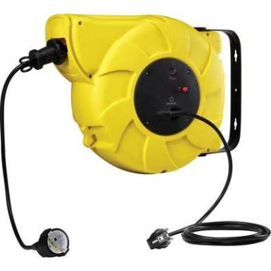 Fali kábeldob 22 m 3000 W, renkforce Fali kábeldob 22 m 3000 W, renkforce