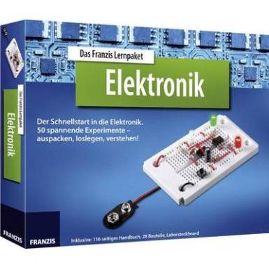 Elektronika kísérletező készlet, Franzis Verlag 65272, 14 éves kortól Elektronika kísérletező készlet, Franzis Verlag 65272, 14 éves kortól