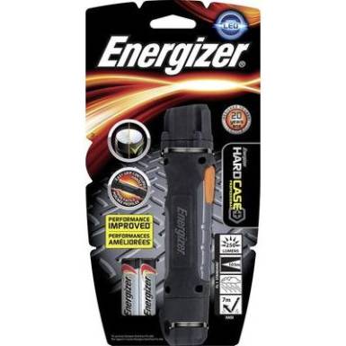 LED Kézilámpa Energizer Hardcase 2AA Elemekről üzemeltetett 250 lm 0.34 kg Fekete LED Kézilámpa Energizer Hardcase 2AA Elemekről üzemeltetett 250 lm 0.34 kg Fekete