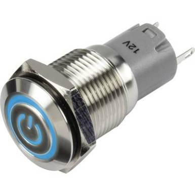 Nyomógomb 48 V/DC 2 A 1 x KI/(BE) Conrad LAS2GQF-11ET/B/12V/S/P IP65 Nyomógomb 48 V/DC 2 A 1 x KI/(BE) Conrad LAS2GQF-11ET/B/12V/S/P IP65