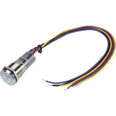 Vandálbiztos nyomógomb 250 V/AC 5 A 1 x KI/(BE) Conrad LAS1-GQ-11E/B/230V/IP67 IP67 Vandálbiztos nyomógomb 250 V/AC 5 A 1 x KI/(BE) Conrad LAS1-GQ-11E/B/230V/IP67 IP67