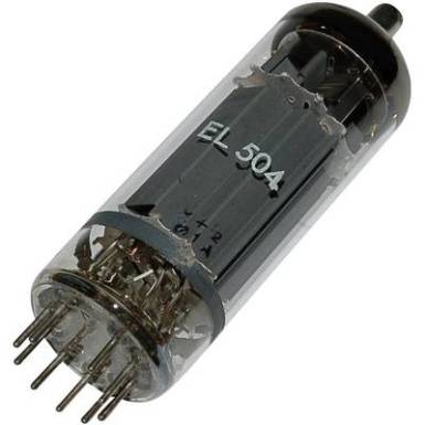 Elektroncső EL 504 = 6 GB 5 A, pólusszám 9, Magnoval foglalat, Végpentóda Elektroncső EL 504 = 6 GB 5 A, pólusszám 9, Magnoval foglalat, Végpentóda