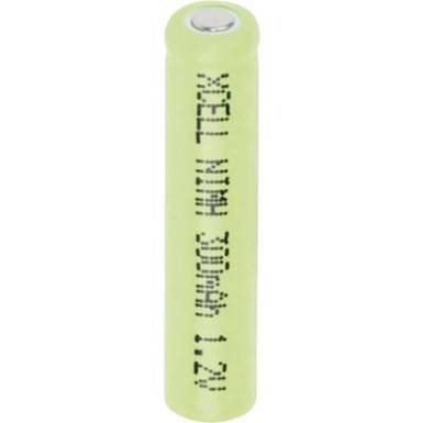 Speciális NiMH akku mini (AAAA), XCELL AAAA-Flat-Top 1,2 V 300 mAh Speciális NiMH akku mini (AAAA), XCELL AAAA-Flat-Top 1,2 V 300 mAh