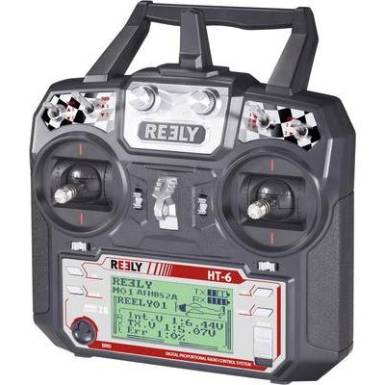 Kézi távirányító, 2,4 GHz, 6 csatorna, Reely HT-6 Kézi távirányító, 2,4 GHz, 6 csatorna, Reely HT-6