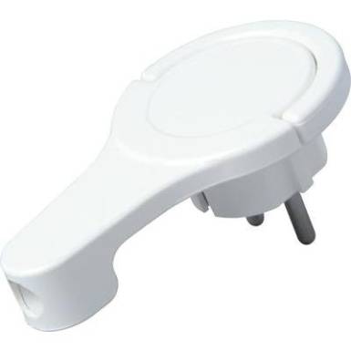 Lapos hálózati dugó 230 V, fehér, IP20 Kopp 172002037 Lapos hálózati dugó 230 V, fehér, IP20 Kopp 172002037