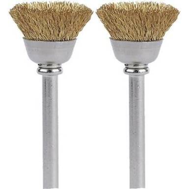 Sárgaréz kefe Ø 3.2 mm, 2 db, 536 Dremel 26150536JA Sárgaréz kefe Ø 3.2 mm, 2 db, 536 Dremel 26150536JA
