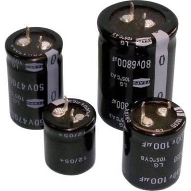 Elektrolit kondenzátor Snap-In 3300 µF 50 V 20 % (Ø x Ma) 22 mm x 35 mm SLG338M050S1A5Q35K 1 db Elektrolit kondenzátor Snap-In 3300 µF 50 V 20 % (Ø x Ma) 22 mm x 35 mm SLG338M050S1A5Q35K 1 db