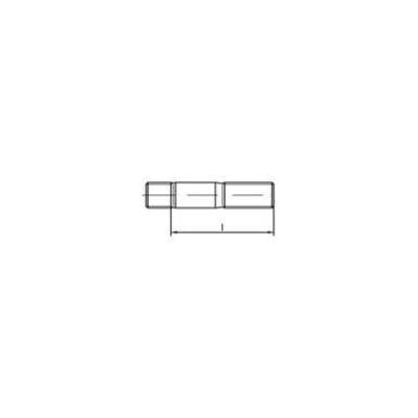 Ászokcsavarok Acél, horganyozva, minőség 8.8 M24 100 mm 1 db 133313 Ászokcsavarok Acél, horganyozva, minőség 8.8 M24 100 mm 1 db 133313