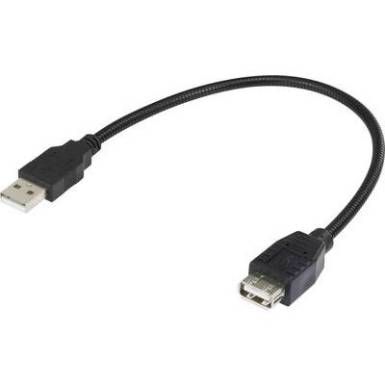 USB hosszabbító Hattyúnyak 0,16 m, Renkforce USB hosszabbító Hattyúnyak 0,16 m, Renkforce