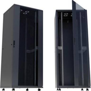 19"-os rackszekrény, hálózati szerverszekrény görgőkkel, ajtóval 600 x 778 x 600 mm, fekete 16 HE Intellnet 713061 19"-os rackszekrény, hálózati szerverszekrény görgőkkel, ajtóval 600 x 778 x 600 mm, fekete 16 HE Intellnet 713061