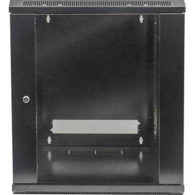 19"-os fali rackszekrény, hálózati szerverszekrény, zárható ajtóval 570 x 500 x 450 mm, fekete 9 HE Intellnet 711777 19"-os fali rackszekrény, hálózati szerverszekrény, zárható ajtóval 570 x 500 x 450 mm, fekete 9 HE Intellnet 711777
