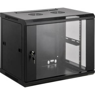 19"-os fali rackszekrény, hálózati szerverszekrény, zárható ajtóval 600 x 770 x 550 mm, fekete 15 HE Intellnet 712019 19"-os fali rackszekrény, hálózati szerverszekrény, zárható ajtóval 600 x 770 x 550 mm, fekete 15 HE Intellnet 712019