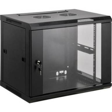 19"-os fali rackszekrény, hálózati szerverszekrény, zárható ajtóval 600 x 994 x 450 mm, fekete 20 HE Intellnet 712033 19"-os fali rackszekrény, hálózati szerverszekrény, zárható ajtóval 600 x 994 x 450 mm, fekete 20 HE Intellnet 712033