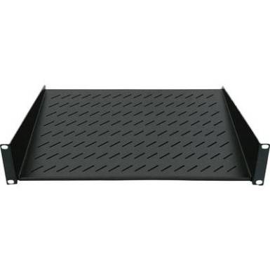 19"-os rackszekrénybe szerelhető polc, előlapi szereléshez, 150 mm mély, fekete, Intellinet 712491 19"-os rackszekrénybe szerelhető polc, előlapi szereléshez, 150 mm mély, fekete, Intellinet 712491