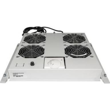 19"-os rackszekrénybe építhető 4 ventilátoros hűtés (RAL 7035) Intellinet 712798 19"-os rackszekrénybe építhető 4 ventilátoros hűtés (RAL 7035) Intellinet 712798