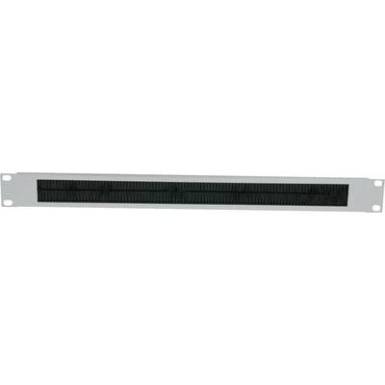 19"-os rackszekrénybe építhető kábelátvezető, kefeléccel, fekete, 1 HE Intellinet 712767 19"-os rackszekrénybe építhető kábelátvezető, kefeléccel, fekete, 1 HE Intellinet 712767