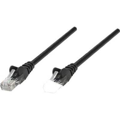 RJ45-&ouml;s patch k&aacute;bel, h&aacute;l&oacute;zati LAN k&aacute;bel CAT 6 S/STP [1x RJ45 dug&oacute; - 1x RJ45 dug&oacute;] 2 m Fekete Intellinet