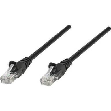 RJ45-&ouml;s patch k&aacute;bel, h&aacute;l&oacute;zati LAN k&aacute;bel CAT 6 S/FTP [1x RJ45 dug&oacute; - 1x RJ45 dug&oacute;] 0.50 m Fekete Intellinet