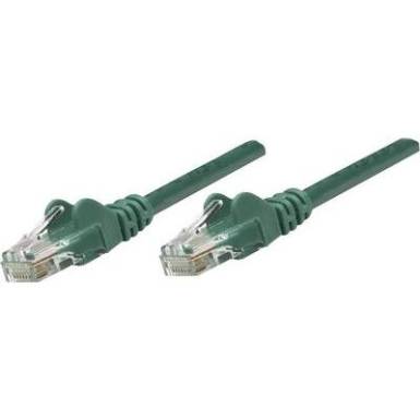 RJ45-&ouml;s patch k&aacute;bel, h&aacute;l&oacute;zati LAN k&aacute;bel CAT 6 S/STP [1x RJ45 dug&oacute; - 1x RJ45 dug&oacute;] 1 m Z&ouml;ld Intellinet