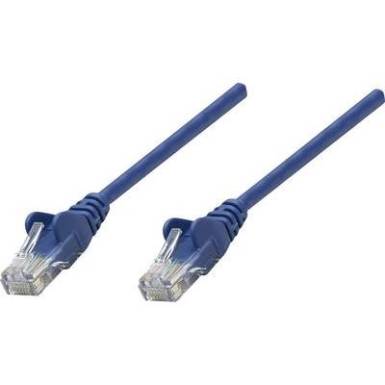 RJ45-&ouml;s patch k&aacute;bel, h&aacute;l&oacute;zati LAN k&aacute;bel CAT 5e U/UTP [1x RJ45 dug&oacute; - 1x RJ45 dug&oacute;] 0.50 m K&eacute;k Intellinet