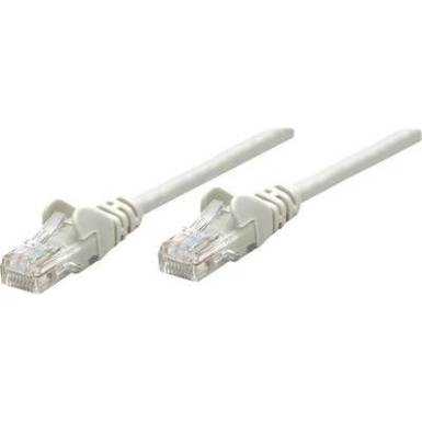 RJ45-&ouml;s patch k&aacute;bel, h&aacute;l&oacute;zati LAN k&aacute;bel CAT 5e U/UTP [1x RJ45 dug&oacute; - 1x RJ45 dug&oacute;] 7.50 m Sz&uuml;rke Intellinet