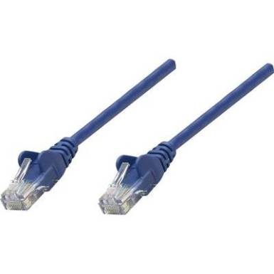 RJ45-&ouml;s patch k&aacute;bel, h&aacute;l&oacute;zati LAN k&aacute;bel CAT 5e U/UTP [1x RJ45 dug&oacute; - 1x RJ45 dug&oacute;] 20 m K&eacute;k Intellinet