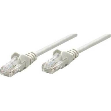 RJ45-&ouml;s patch k&aacute;bel, h&aacute;l&oacute;zati LAN k&aacute;bel CAT 6 U/UTP [1x RJ45 dug&oacute; - 1x RJ45 dug&oacute;] 3 m Sz&uuml;rke Intellinet