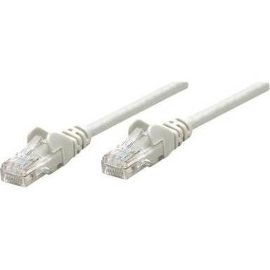 RJ45-&ouml;s patch k&aacute;bel, h&aacute;l&oacute;zati LAN k&aacute;bel CAT 6 U/UTP [1x RJ45 dug&oacute; - 1x RJ45 dug&oacute;] 5 m Sz&uuml;rke Intellinet
