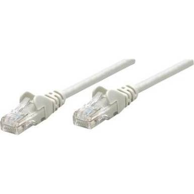 RJ45-&ouml;s patch k&aacute;bel, h&aacute;l&oacute;zati LAN k&aacute;bel CAT 6 U/UTP [1x RJ45 dug&oacute; - 1x RJ45 dug&oacute;] 10 m Sz&uuml;rke Intellinet