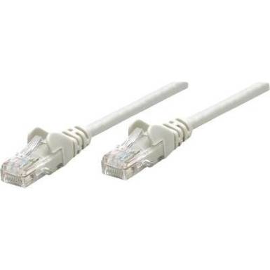 RJ45-&ouml;s patch k&aacute;bel, h&aacute;l&oacute;zati LAN k&aacute;bel CAT 6 U/UTP [1x RJ45 dug&oacute; - 1x RJ45 dug&oacute;] 15 m Sz&uuml;rke Intellinet
