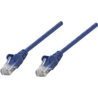 RJ45-&ouml;s patch k&aacute;bel, h&aacute;l&oacute;zati LAN k&aacute;bel CAT 6 U/UTP [1x RJ45 dug&oacute; - 1x RJ45 dug&oacute;] 7.50 m K&eacute;k Intellinet