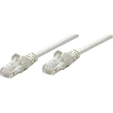 RJ45-&ouml;s patch k&aacute;bel, h&aacute;l&oacute;zati LAN k&aacute;bel CAT 6 U/UTP [1x RJ45 dug&oacute; - 1x RJ45 dug&oacute;] 7.50 m Sz&uuml;rke Intellinet