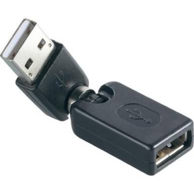 USB 2.0 adapter A/A, 3D csuklóval, Renkforce USB 2.0 adapter A/A, 3D csuklóval, Renkforce