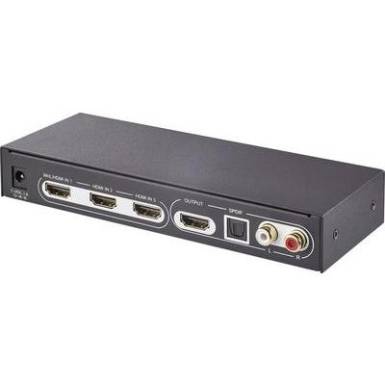 HDMI switch 3 portos Ultra HD audio Extractorral, SpeaKa HDMI switch 3 portos Ultra HD audio Extractorral, SpeaKa
