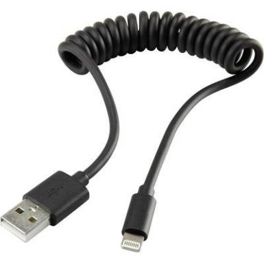 Apple t&ouml;ltők&aacute;bel iPhone iPad iPod adatk&aacute;bel [1x USB dug&oacute; A - 1x Apple Lightning csatlakoz&oacute;] 0.95m Renkforce 1362474