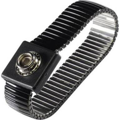 ESD csuklópánt földelő kábellel, fekete, Conrad WristME-SET-4-305-K ESD csuklópánt földelő kábellel, fekete, Conrad WristME-SET-4-305-K